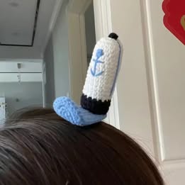 SpongeBob's Krusty Krab Staff Hat Hair Clip By Amori Fati