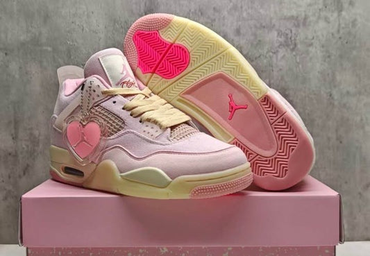 Wmns Air Jordan 4s Retro ‘Iced Carmine’ | Pink | [$300 On Fight Club]