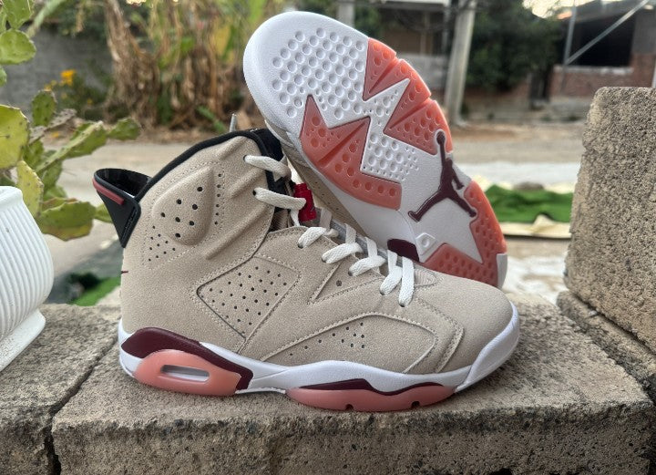 A Ma Maniére x Air Jordan 6 Retro Sail Pink + Brwn 🤎