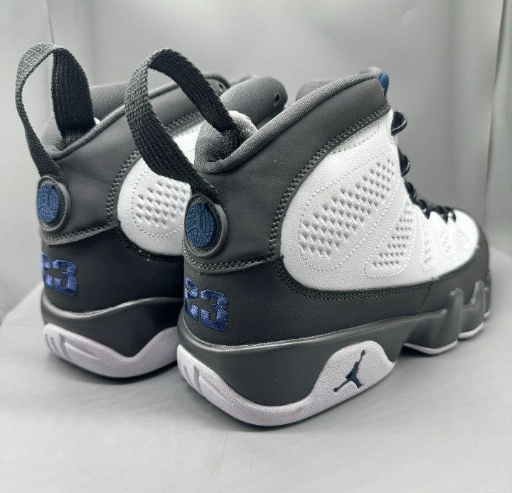 🏀 Air Jordan 9 Retro Barons "Flint Grey and French Blue" 🔵 [$215 on Uber Eats & Nike]