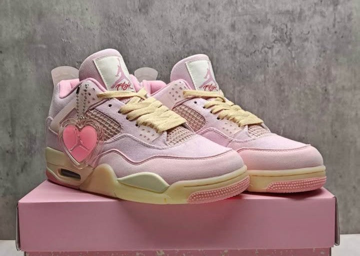Wmns Air Jordan 4s Retro ‘Iced Carmine’ | Pink | [$300 On Fight Club]