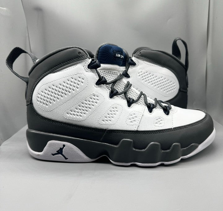 🏀 Air Jordan 9 Retro Barons "Flint Grey and French Blue" 🔵 [$215 on Uber Eats & Nike]