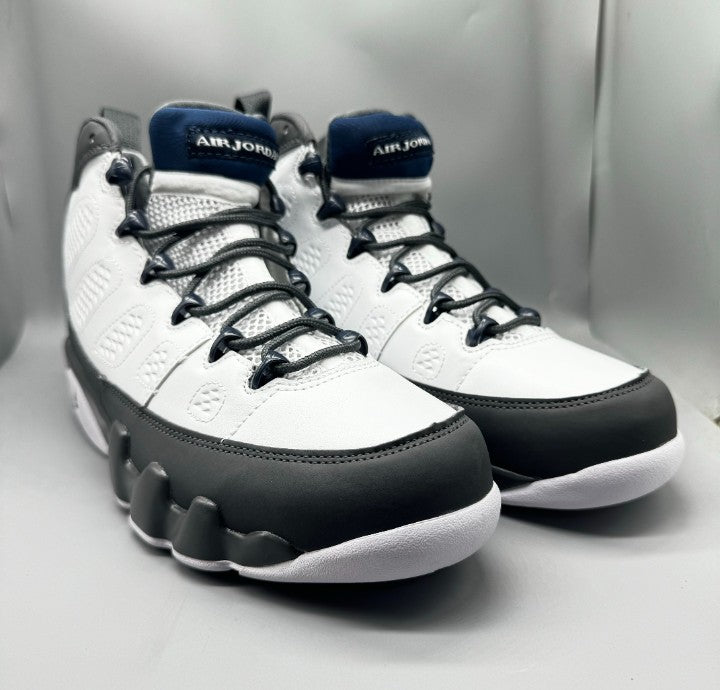 🏀 Air Jordan 9 Retro Barons "Flint Grey and French Blue" 🔵 [$215 on Uber Eats & Nike]