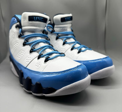 🏀 Jordan 9 Retro 'Unc' PE Air Jordan Blue 00002 🔵 [$590 on StockX]