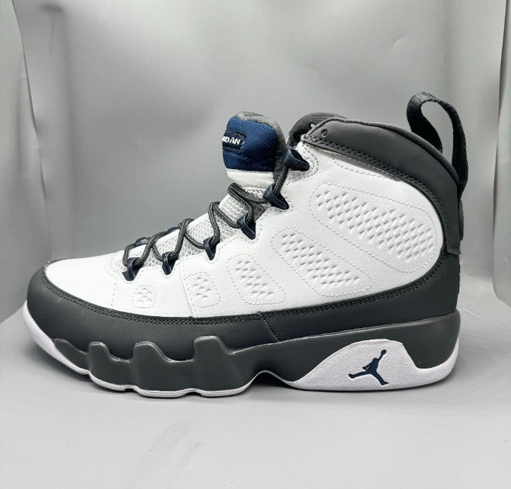 🏀 Air Jordan 9 Retro Barons "Flint Grey and French Blue" 🔵 [$215 on Uber Eats & Nike]