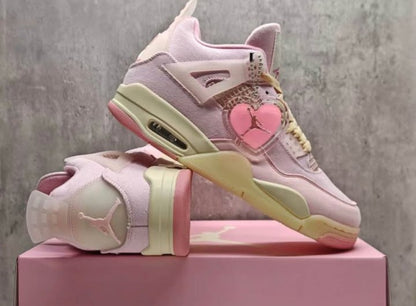 Wmns Air Jordan 4s Retro ‘Iced Carmine’ | Pink | [$300 On Fight Club]