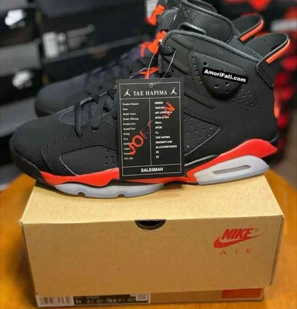 🔥🏀 Jordan Retro 6 (VI) Black Infrared 2019 Release BRAND NEW/DS [$440 on Stock X]