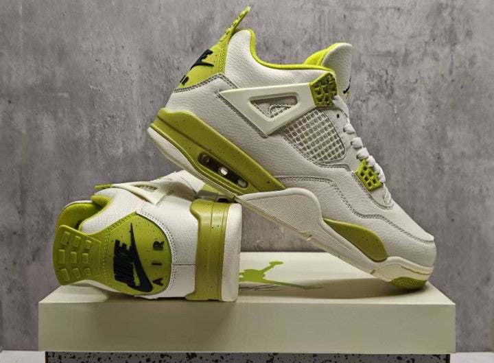 J Balvin x Air Jordan 4 "Lemonade" 💚 [$160 on DopeKicksWorld]