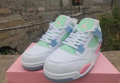 💯👟 Nike Air Jordan 4 Retro Valentine's Day (2026)🌈🤍(GS) [$300 on eBay]