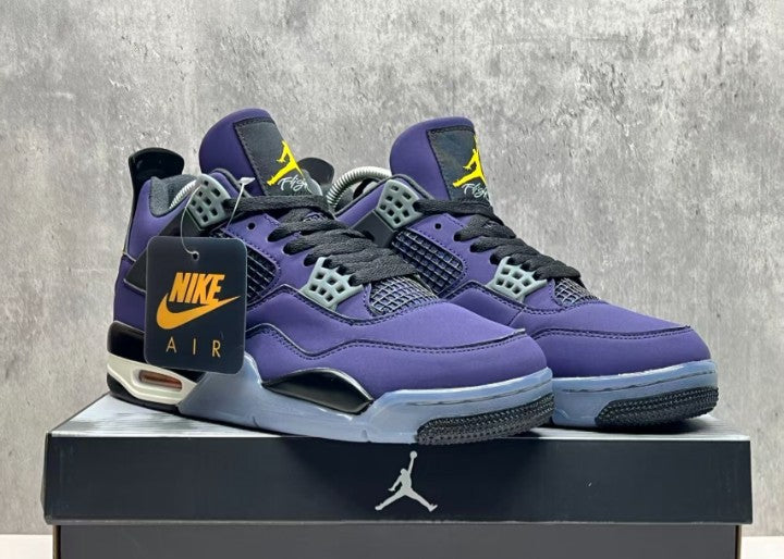 🏀 NIKE AIR JORDAN 4 RETRO LAKERS IMPERIAL PURPLE FV5029-500 💜 [$350 on eBay]