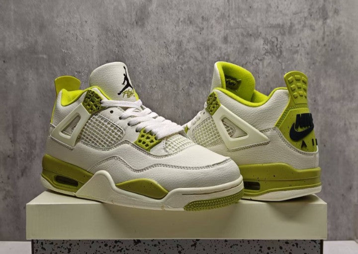 J Balvin x Air Jordan 4 "Lemonade" 💚 [$160 on DopeKicksWorld]