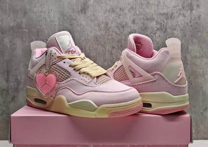 Wmns Air Jordan 4s Retro ‘Iced Carmine’ | Pink | [$300 On Fight Club]