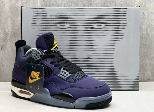 🏀 NIKE AIR JORDAN 4 RETRO LAKERS IMPERIAL PURPLE FV5029-500 💜 [$350 on eBay]