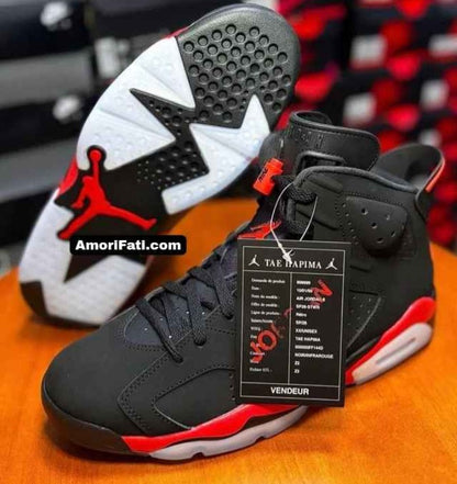 🔥🏀 Jordan Retro 6 (VI) Black Infrared 2019 Release BRAND NEW/DS [$440 on Stock X]