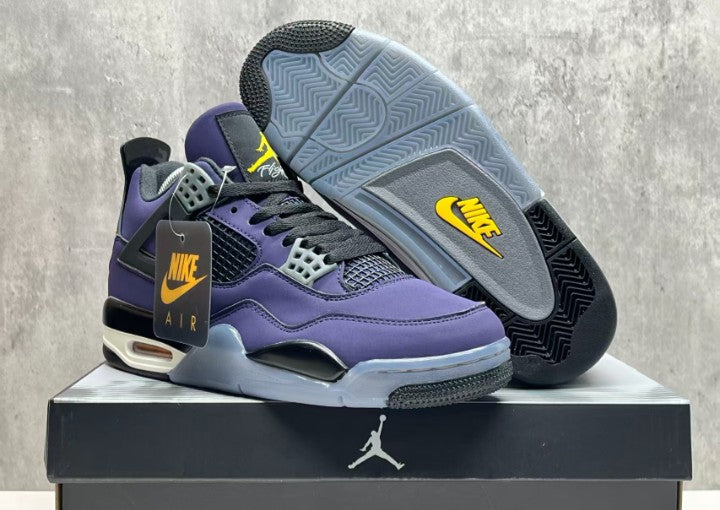 🏀 NIKE AIR JORDAN 4 RETRO LAKERS IMPERIAL PURPLE FV5029-500 💜 [$350 on eBay]