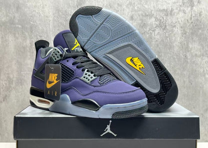 🏀 NIKE AIR JORDAN 4 RETRO LAKERS IMPERIAL PURPLE FV5029-500 💜 [$350 on eBay]