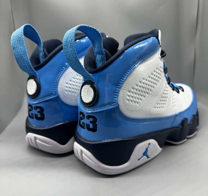 🏀 Jordan 9 Retro 'Unc' PE Air Jordan Blue 00002 🔵 [$590 on StockX]