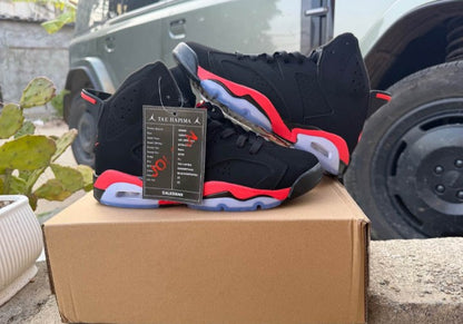 🔥🏀 Jordan Retro 6 (VI) Black Infrared 2019 Release BRAND NEW/DS [$440 on Stock X]