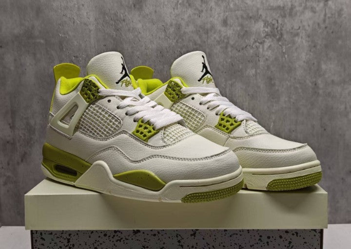 J Balvin x Air Jordan 4 "Lemonade" 💚 [$160 on DopeKicksWorld]